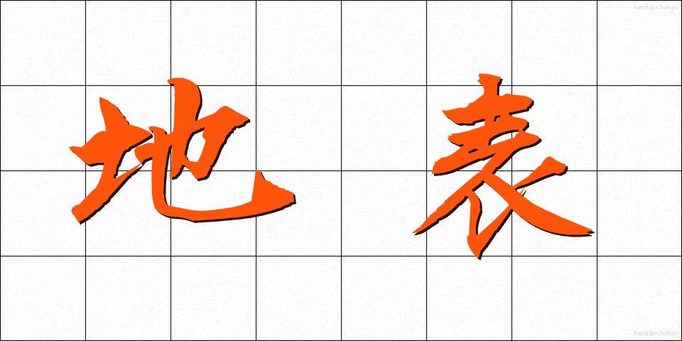 地表 (ちひょう)