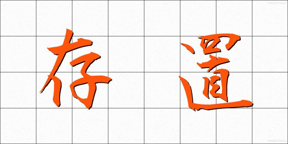 存置 (そんち)