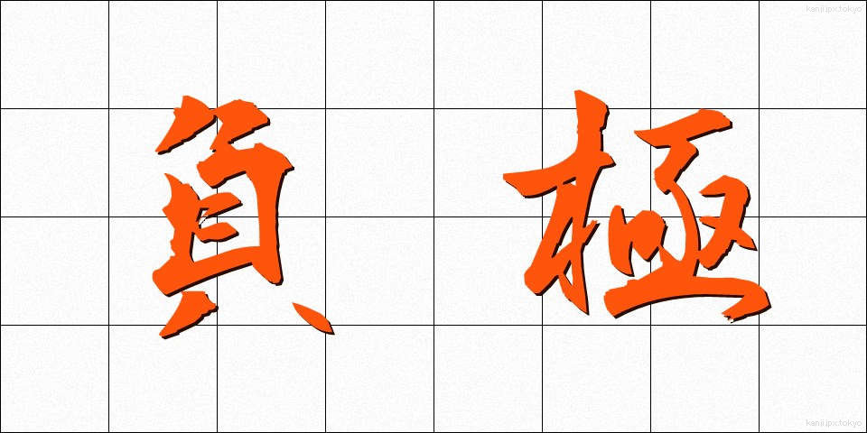 負極 (ふっきょく)