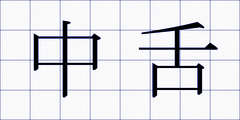 中舌