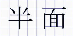 半面