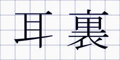 耳裏