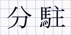 分駐