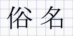 俗名