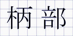 柄部
