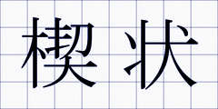 楔状