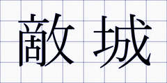 敵城