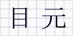 目元