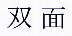 双面