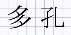 多孔