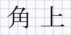 角上
