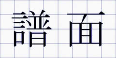 譜面