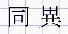 同異