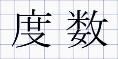 度数