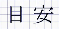 目安