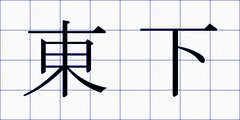 東下
