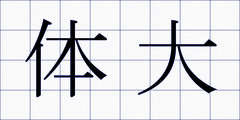体大