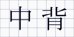 中背