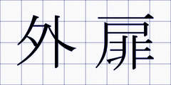 外扉