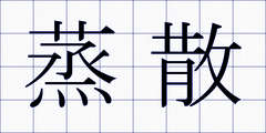 蒸散