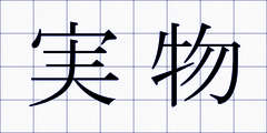 実物