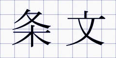 条文