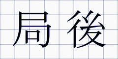 局後