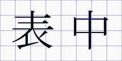 表中