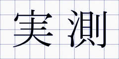 実測