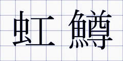 虹鱒