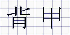 背甲