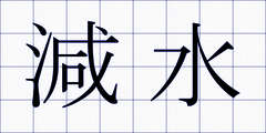 減水
