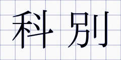 科別