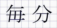 毎分
