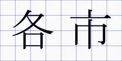 各市
