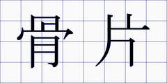 骨片