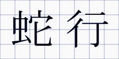 蛇行