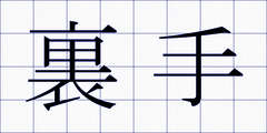 裏手