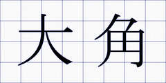 大角