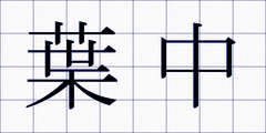 葉中