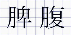 脾腹