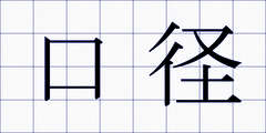 口径