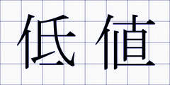 低値