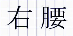 右腰