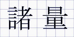 諸量