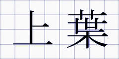 上葉