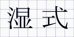 湿式