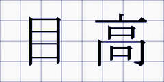 目高
