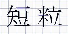 短粒