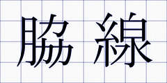 脇線